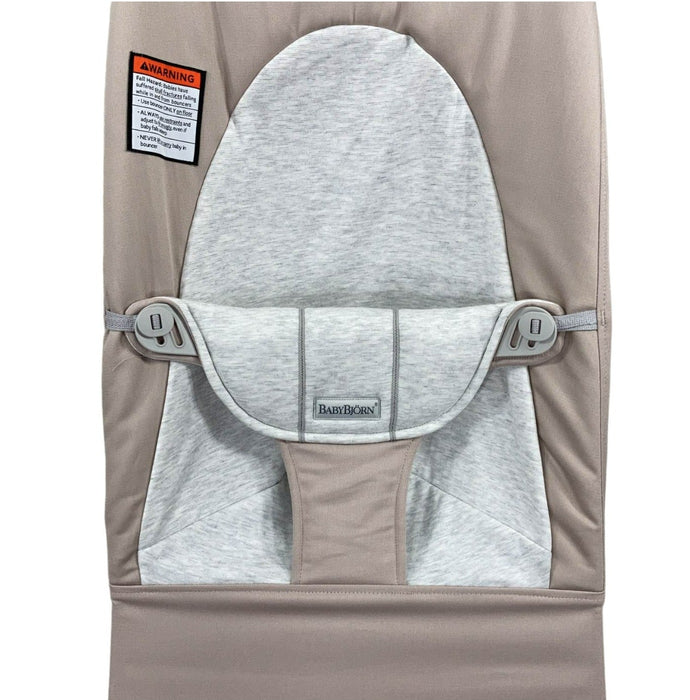 Shop BabyBjorn Bouncer Balance Soft, Light Gray Frame, Beige/Gray at GoodBuy Gear