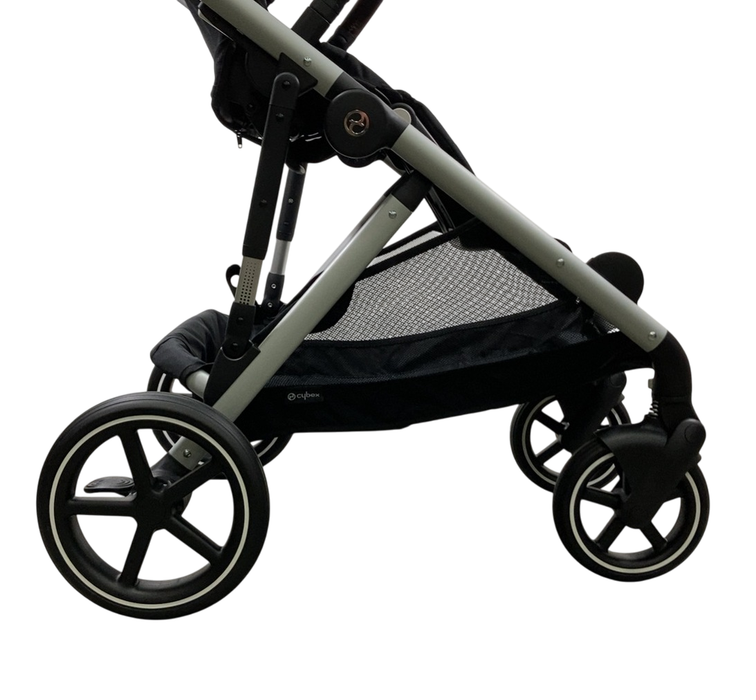 Shop Cybex Gazelle S Modular Stroller, 2024, Moon Black, Silver Frame at GoodBuy Gear
