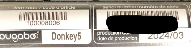 Shop Bugaboo Donkey 5 Mono Stroller, Black, Midnight Black, 2024, No Canopy at GoodBuy Gear