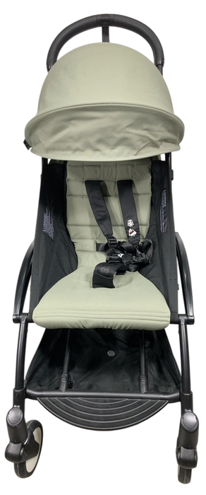 Shop Babyzen YOYO2 Complete Stroller, 2023, Black with Olive at GoodBuy Gear