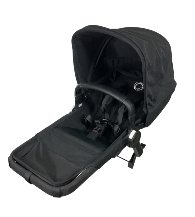 Shop Bugaboo Donkey 5 Duo Extension Set, 2024, Black, Midnight Black, Midnight Black, with Canopy at GoodBuy Gear