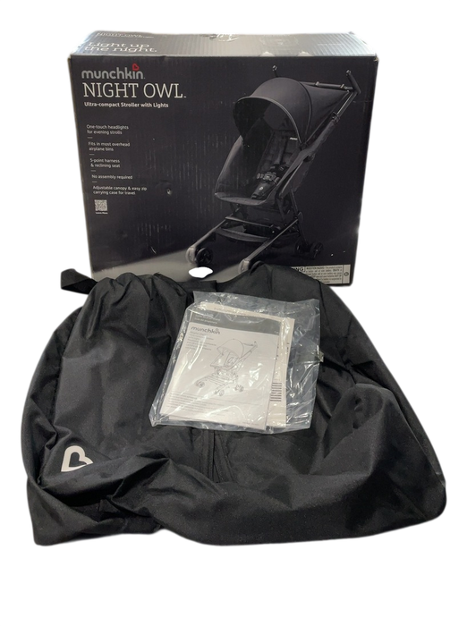 Shop Munchkin Night Owl Stroller, 2024, Black at GoodBuy Gear