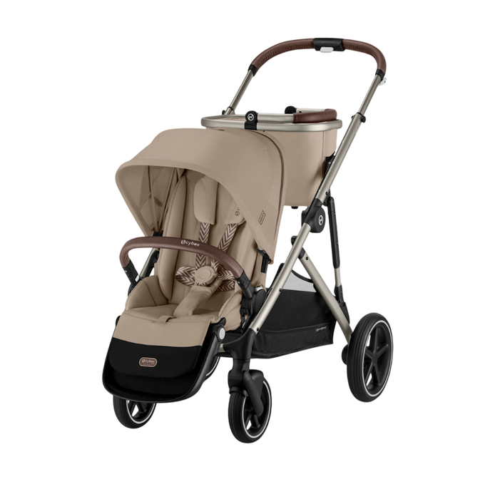 Shop Cybex Gazelle S Modular Stroller, 2026, Almond Beige, Taupe Frame at GoodBuy Gear