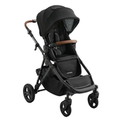 Shop Mockingbird Single to Double 3.0 Stroller, 2025, Black Windowpane, Charcoal with Penny Leather at GoodBuy Gear