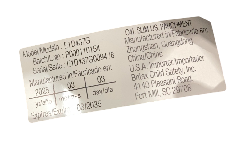 Shop Britax One4Life Slim ClickTight All-in-One Car Seat, Parchment, 2025 at GoodBuy Gear