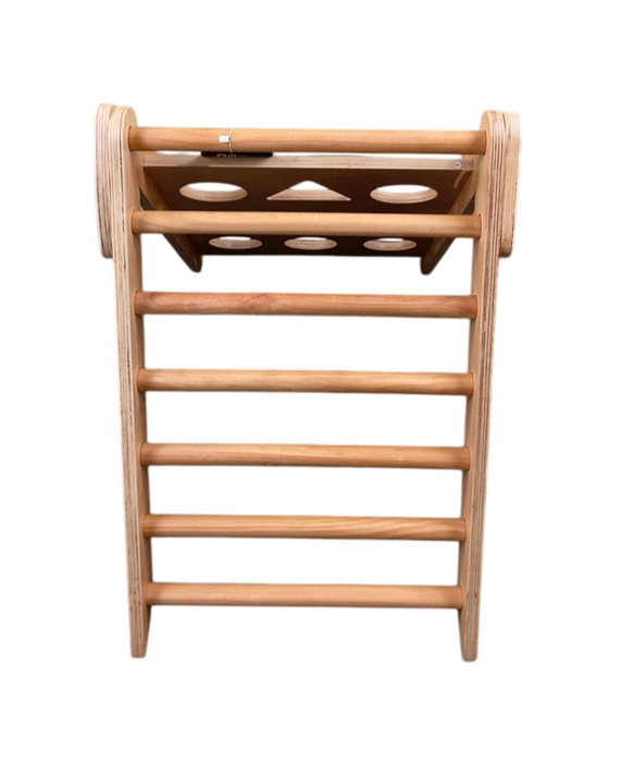 Shop Pikler Triangle Climber With Ramp, Natural Wood at GoodBuy Gear