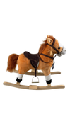 Shop Qaba Kids Plush Ride On Rocking Horse Chair With Nursery Rhyme Sounds at GoodBuy Gear