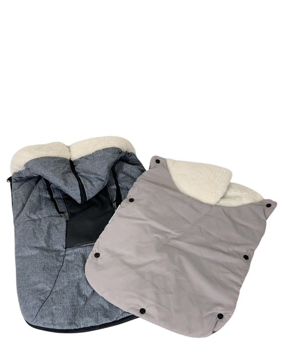 Shop Skip Hop Stroll And Go Three-Season Footmuff For Infant, Heather grey at GoodBuy Gear