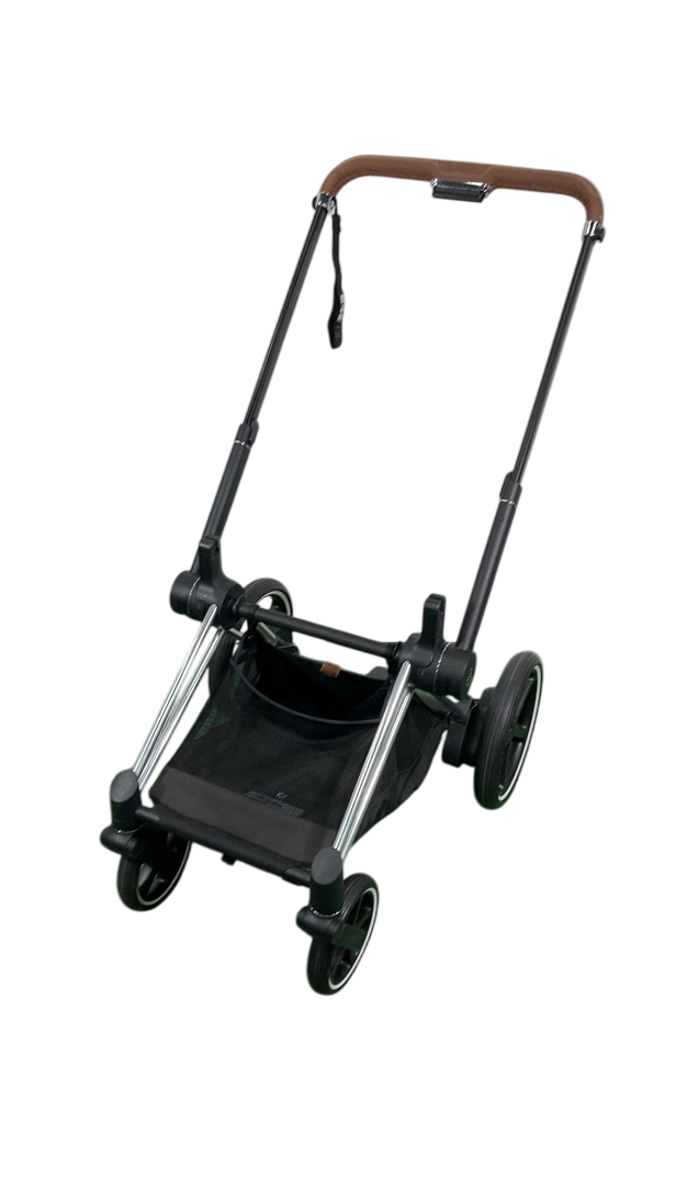 cybex aton stroller frame Cybex E-PRIAM Stroller Frame Only, Chrome With Black Details, with Bat