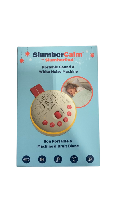 Shop SlumberPod SlumberCalm Portable Sound & White Noise Machine, White/Orange at GoodBuy Gear