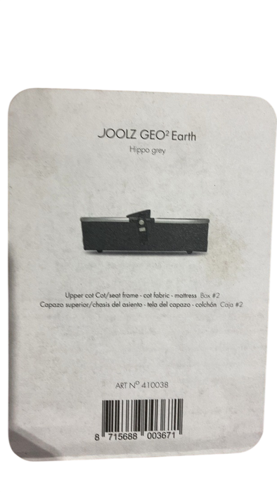 Shop Joolz Geo 2 Earth Upper Carrycot, Hipppo Grey at GoodBuy Gear