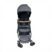 Shop Mockingbird Single to Double 3.0 Stroller, 2025, Charcoal with Penny Leather, Solid Black at GoodBuy Gear