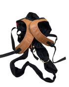 Shop Sakura Bloom Scout Baby Carrier, Onyx and Cognac Leather at GoodBuy Gear