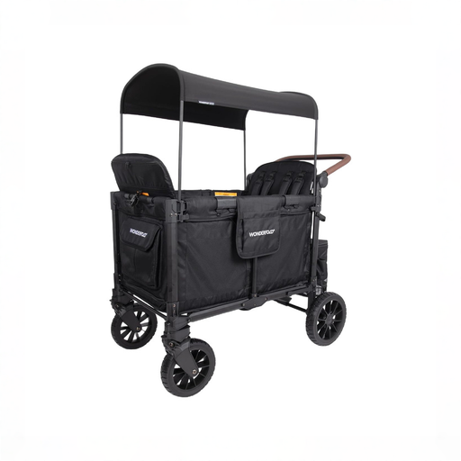 Shop Wonderfold W4 Luxe Pro Stroller Wagon, 2026, Jet Black at GoodBuy Gear