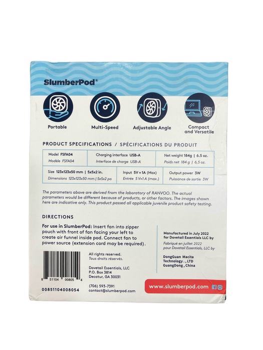 Shop SlumberPod 3.0 Sleep Canopy with Fan, Navy with Night Sky Accents at GoodBuy Gear