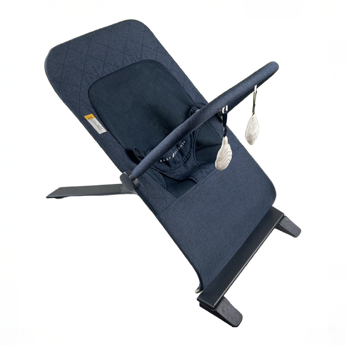 Shop Baby Delight Alpine Deluxe Portable Bouncer, Quilted Indigo at GoodBuy Gear