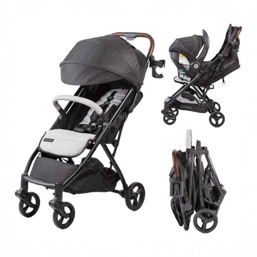 Shop Summer by Ingenuity 3D Quick Close CS+ Stroller, 2025, Gray at GoodBuy Gear
