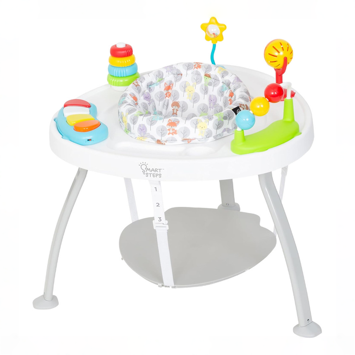 Shop Smart Steps Bounce N' Play 3-in-1 Activity Center, Woodland Walk at GoodBuy Gear