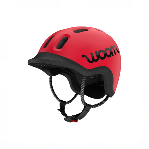 Shop Woom Ready Kids Helmet, Medium, Without Light, Woom Red at GoodBuy Gear
