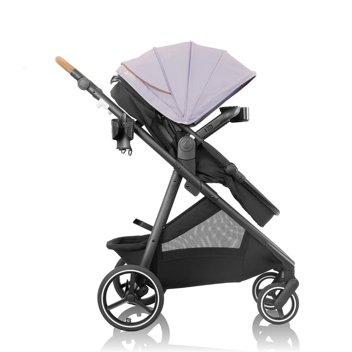 Evenflo Shyft Intuiti+ Stroller, Agate, 2024, Green & Gentle Fabric