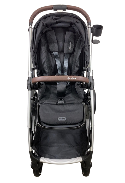Shop Cybex Gazelle S Modular Stroller, 2023, Moon Black, Silver Frame at GoodBuy Gear