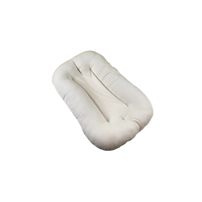 Shop DRAFT - Snuggle Me Organic Sensory Infant Lounger with Cover, Natural with Honey Cover at GoodBuy Gear