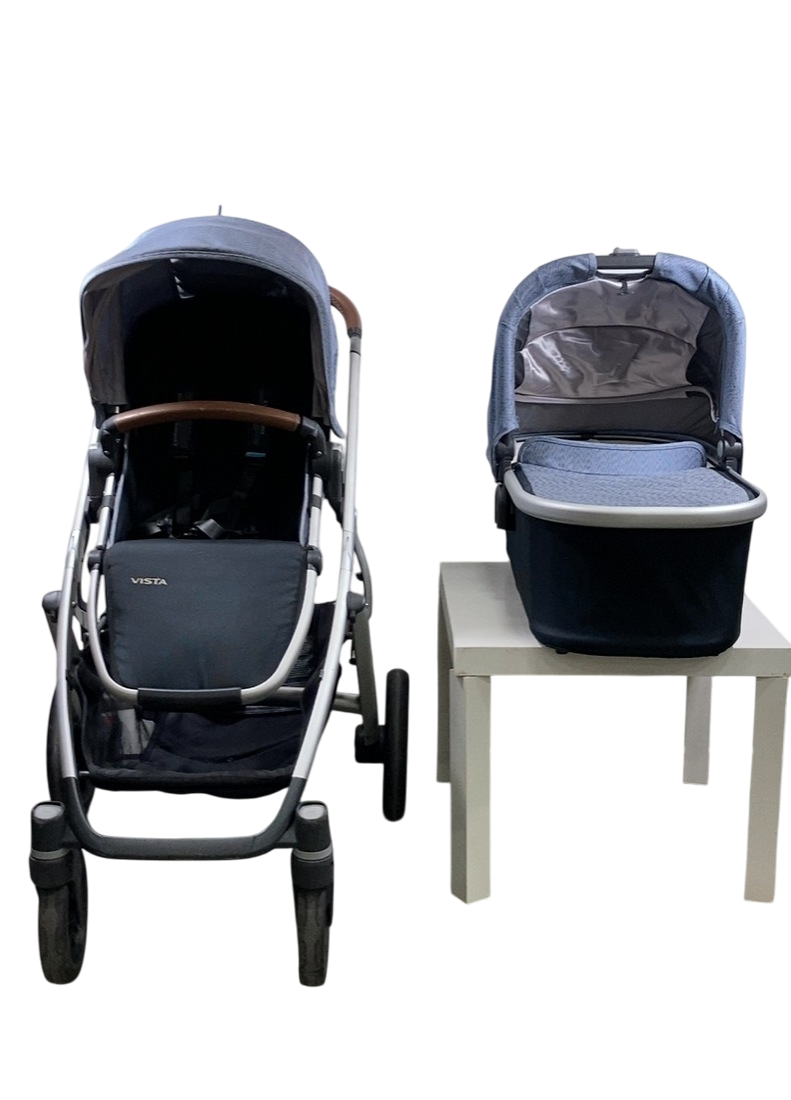 uppababy vista 2017 gregory UPPAbaby VISTA Stroller, 2017, Gregory (Blue Melange)