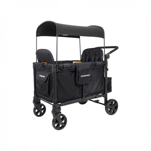 Shop Wonderfold W4 Elite Pro Stroller Wagon, 2026, Jet Black at GoodBuy Gear