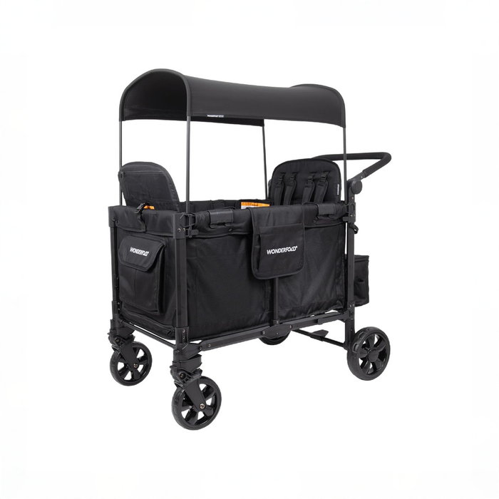 Shop Wonderfold W4 Elite Pro Stroller Wagon, 2026, Jet Black at GoodBuy Gear