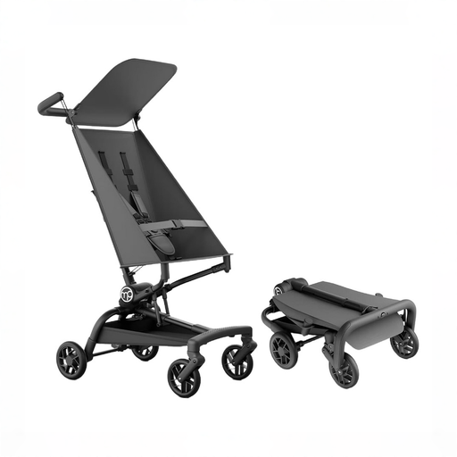 Shop Mompush Jeto Lightweight Travel Stroller, 2025, Grey at GoodBuy Gear