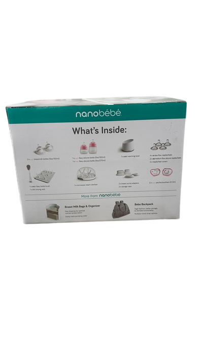 Shop Nanobébé Ultimate Newborn Baby Bottle Feeding Set, Pink at GoodBuy Gear