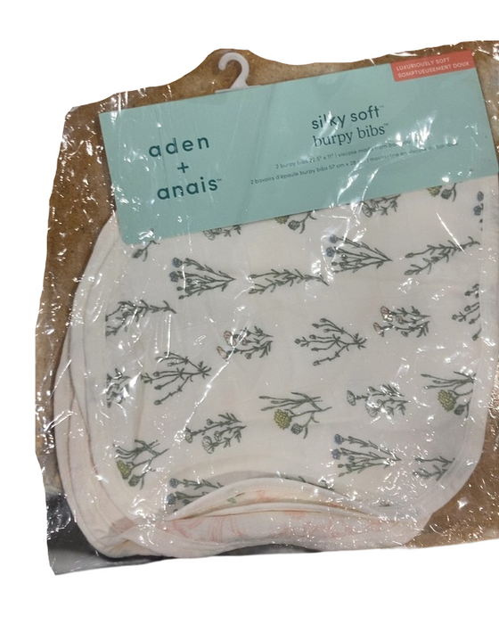 Shop Aden + Anais Boutique Silky Soft Burpy Bibs 2 Pack, French Floral at GoodBuy Gear