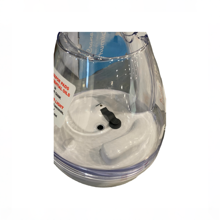 Shop Crane 4-in-1 Drop Ultrasonic Cool Mist Humidifier, Clear & White at GoodBuy Gear