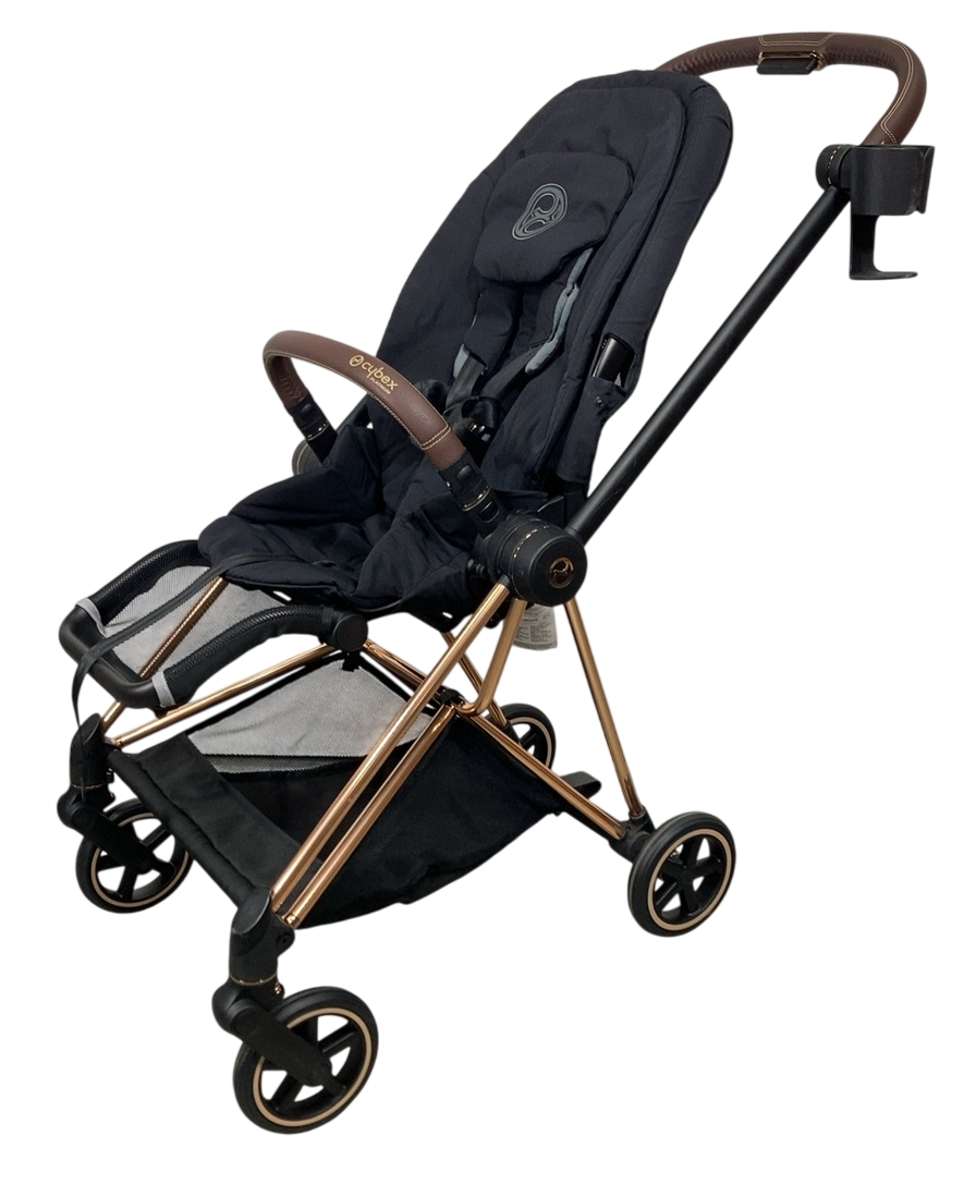 Cybex MIOS Stroller, 2022, Deep Black, Rose Gold