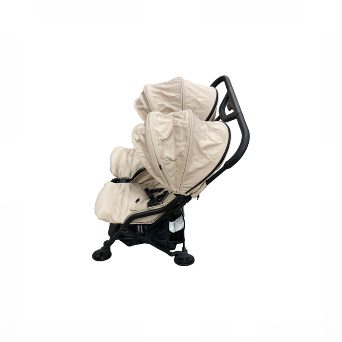 Shop Mompush Lithe Double Stroller, 2026, Khaki at GoodBuy Gear