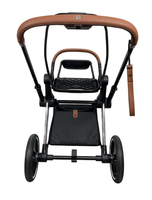 Shop Cybex PRIAM Stroller Frame And Seat, 2019, Chrome/Brown at GoodBuy Gear