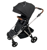 Shop Mockingbird Single to Double 2.0 Stroller, 2024, Black, Silver With Penny Leather, Windowpane at GoodBuy Gear