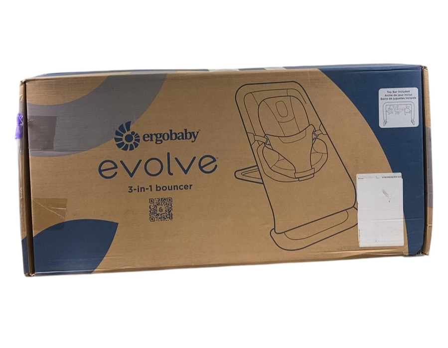 Shop Ergobaby Evolve Bouncer & Toy Bar Bundle, Cream at GoodBuy Gear