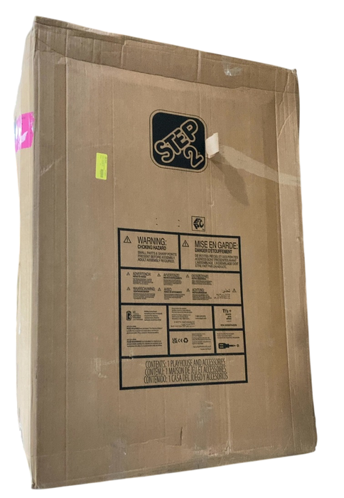 Shop Step2 Neat & Tidy Cottage Playhouse, Brown at GoodBuy Gear