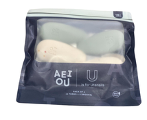 Shop AEIOU Metal Utensils 4 Pack, Sage/Oat Speckle at GoodBuy Gear