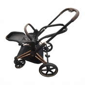 Shop Cybex E-PRIAM Stroller Frame And Seat, 2025, Rosegold at GoodBuy Gear