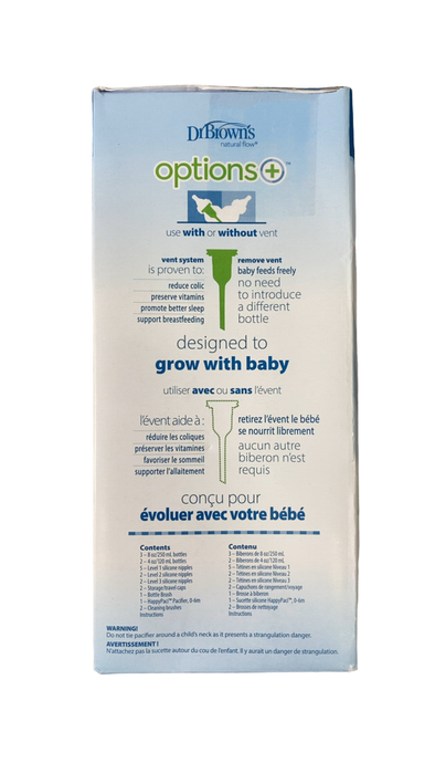 Shop Dr. Brown's Anti-colic Options+ Narrow Baby Bottle Starter Gift Set at GoodBuy Gear