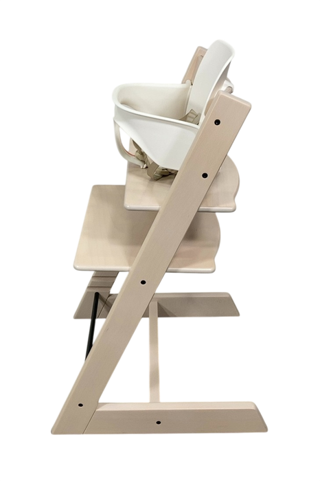 Shop Stokke Tripp Trapp High Chair With Baby Set, 2, Whitewash at GoodBuy Gear