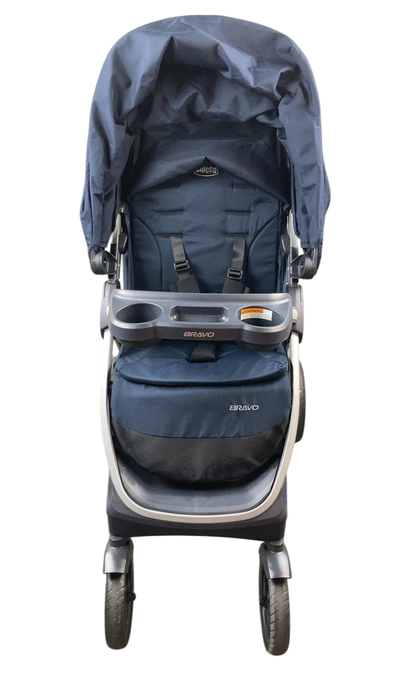Shop Chicco Bravo Quick-Fold Stroller, 2024, Brooklyn Navy at GoodBuy Gear
