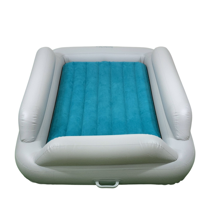 Shop SlumberPod SlumberTot Inflatable Toddler Bed, Gray/Teal at GoodBuy Gear