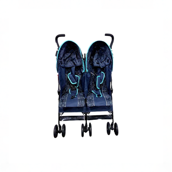 Shop Delta Children LX Side by Side Tandem Umbrella Stroller, 2026, Night Sky at GoodBuy Gear