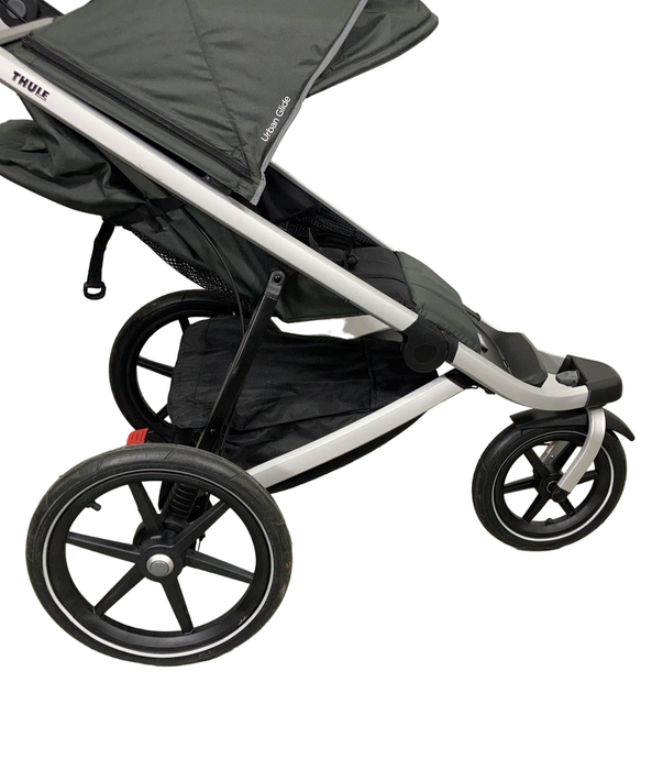 secondhand Thule Urban Glide 2 Jogging Stroller Single, 2021, Aluminum, Dark Shadow