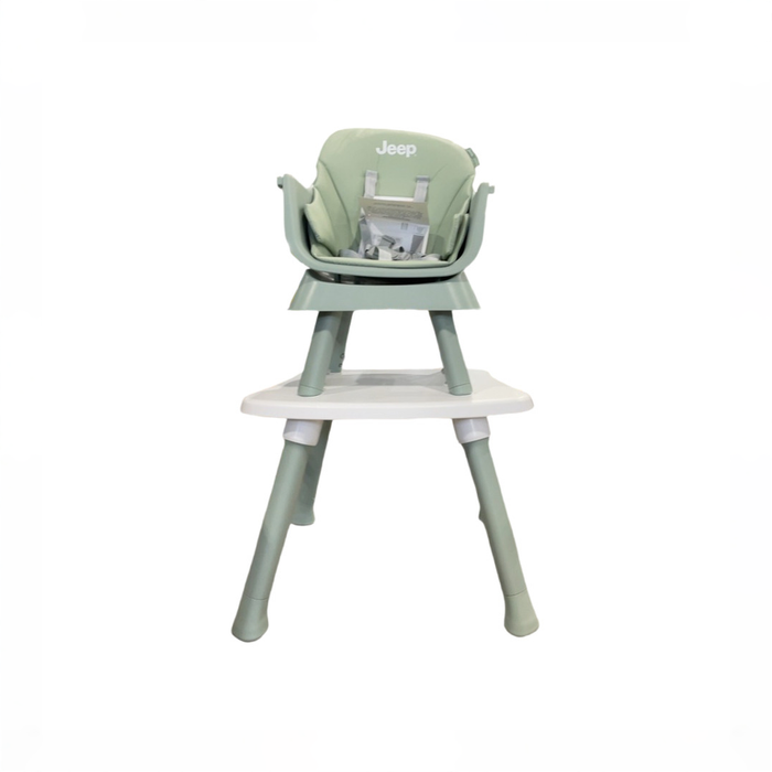 Shop Delta Children Jeep Milestone 6-in-1 High Chair, Sage Green at GoodBuy Gear