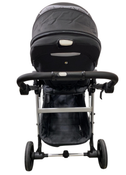Shop Mockingbird Single to Double 2.0 Stroller, 2024, Black, Silver With Black Leather, Windowpane at GoodBuy Gear