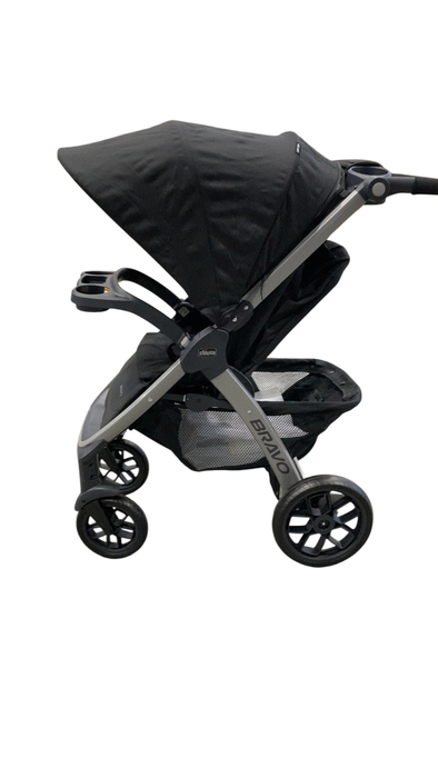 Shop Chicco Bravo Quick-Fold Stroller, 2025, Black at GoodBuy Gear